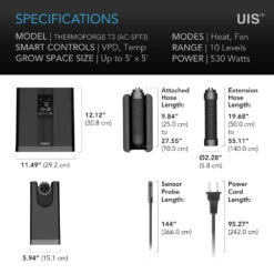AC Infinity Thermoforge T3 (AC-SFT3) 9 AC Infinity Thermoforge T3 (AC-SFT3) -Garden Care Hub heater ac infinity thermoforge t3 ac sft3 68486731465077