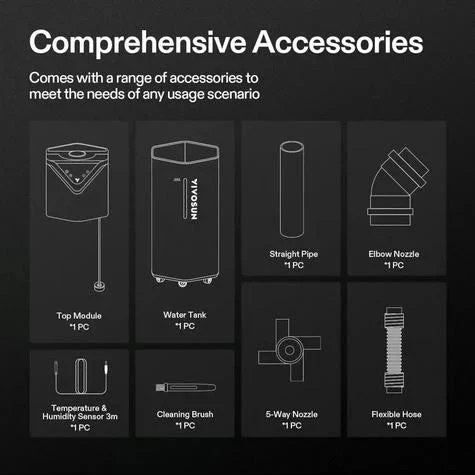 VIVOSUN 19L Ultrasonic Smart Humidifier – WiFi App-Controlled Humidifier For Grow Rooms & Grow Tents 6 VIVOSUN 19L Ultrasonic Smart Humidifier – WiFi App-Controlled Humidifier For Grow Rooms & Grow Tents - Image 6