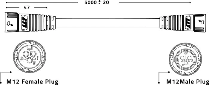 Lumatek LED Daisy Chain Cable 2 Lumatek LED Daisy Chain Cable - Image 2