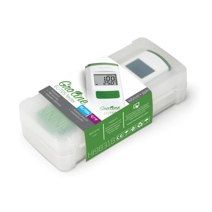 Hanna Groline Waterproof EC/TDS/Temperature Tester HI-98318 4 Hanna Groline Waterproof EC/TDS/Temperature Tester HI-98318 - Image 4
