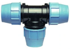 Compression 16-17mm Pipe Fitting - Tee
