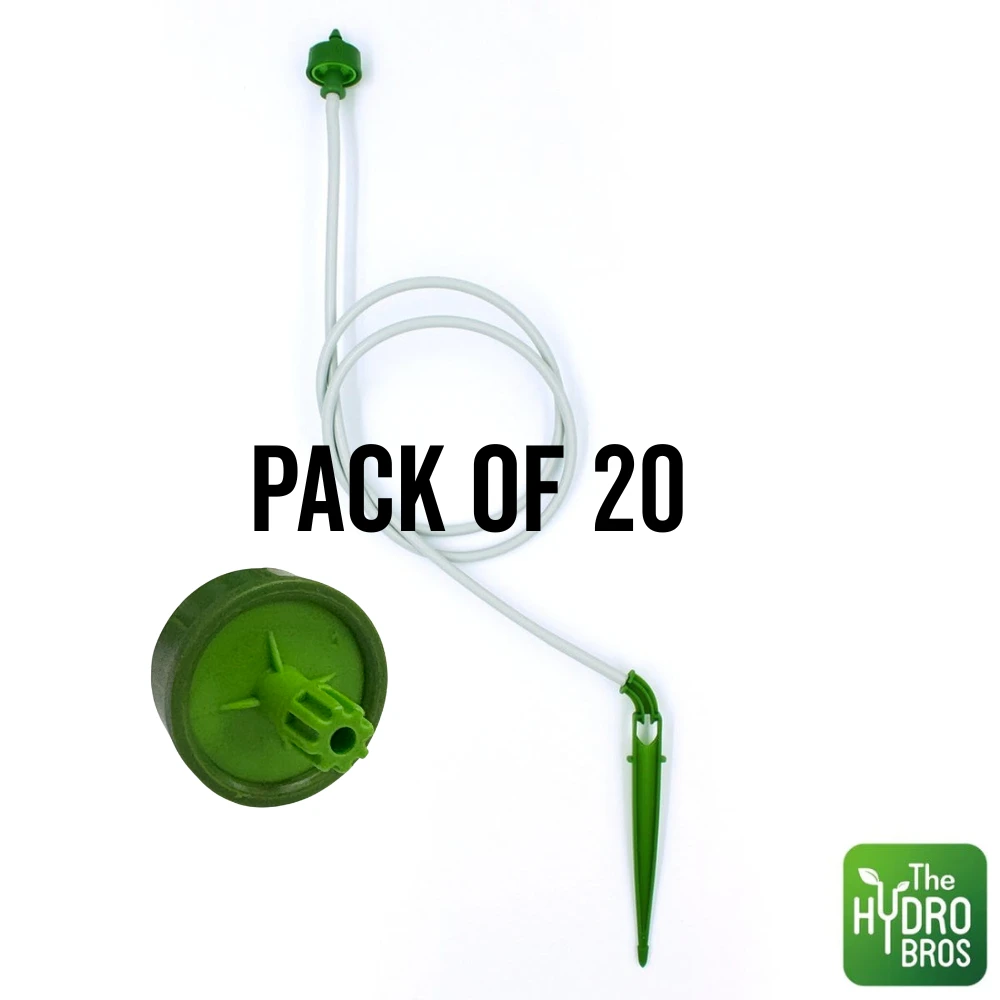 FloraFlex Micro Dripper Assembly - 1 Way | Green 0.5 GPH | 76cm 2 FloraFlex Micro Dripper Assembly - 1 Way | Green 0.5 GPH | 76cm - Image 2