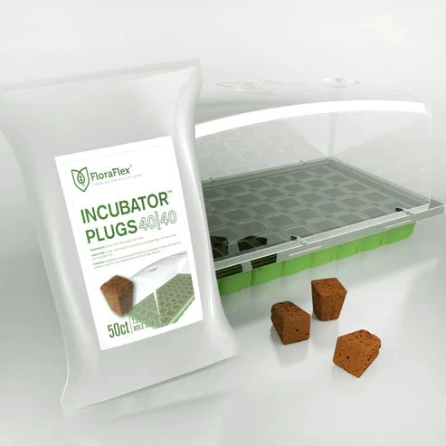 FloraFlex Propagator / Incubator Kit + 50 Coco Plugs 1 FloraFlex Propagator / Incubator Kit + 50 Coco Plugs